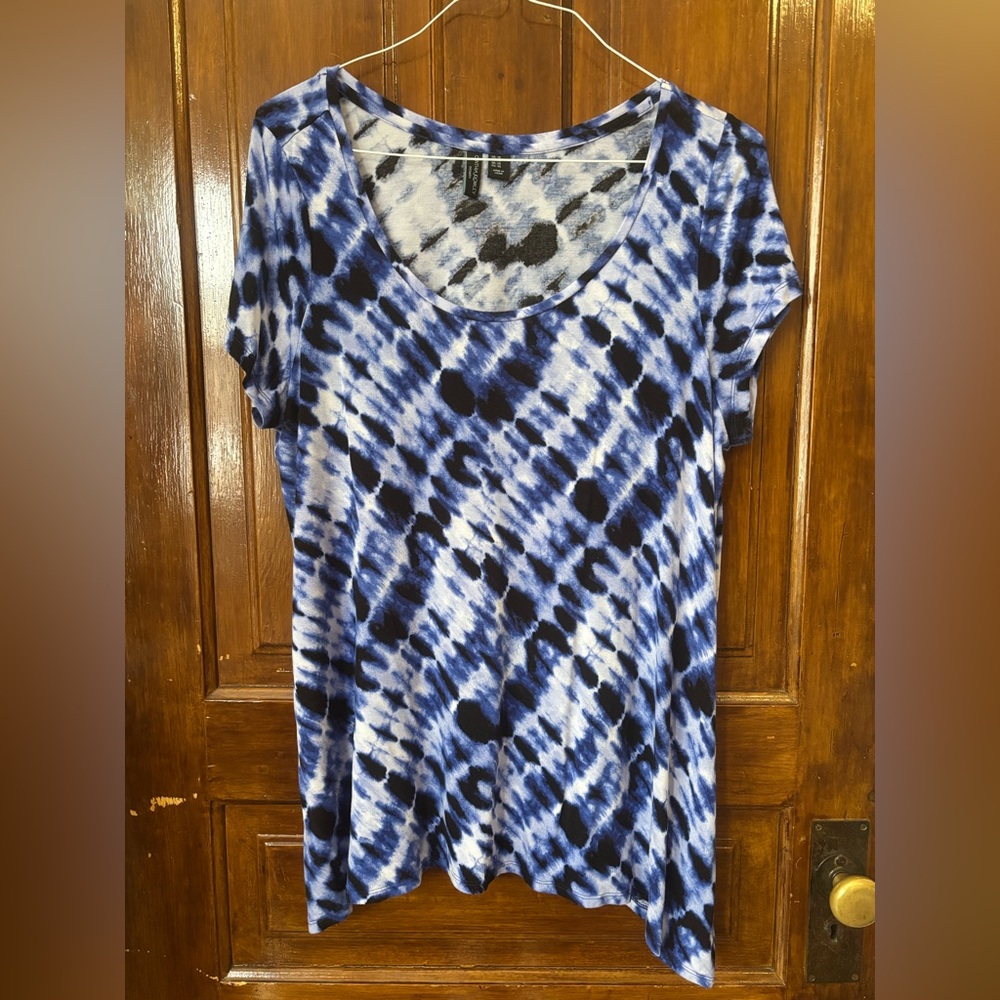 Women’s Blue Rayon Shirt & Loungewear Bundle Size XL - Picture 2 of 7